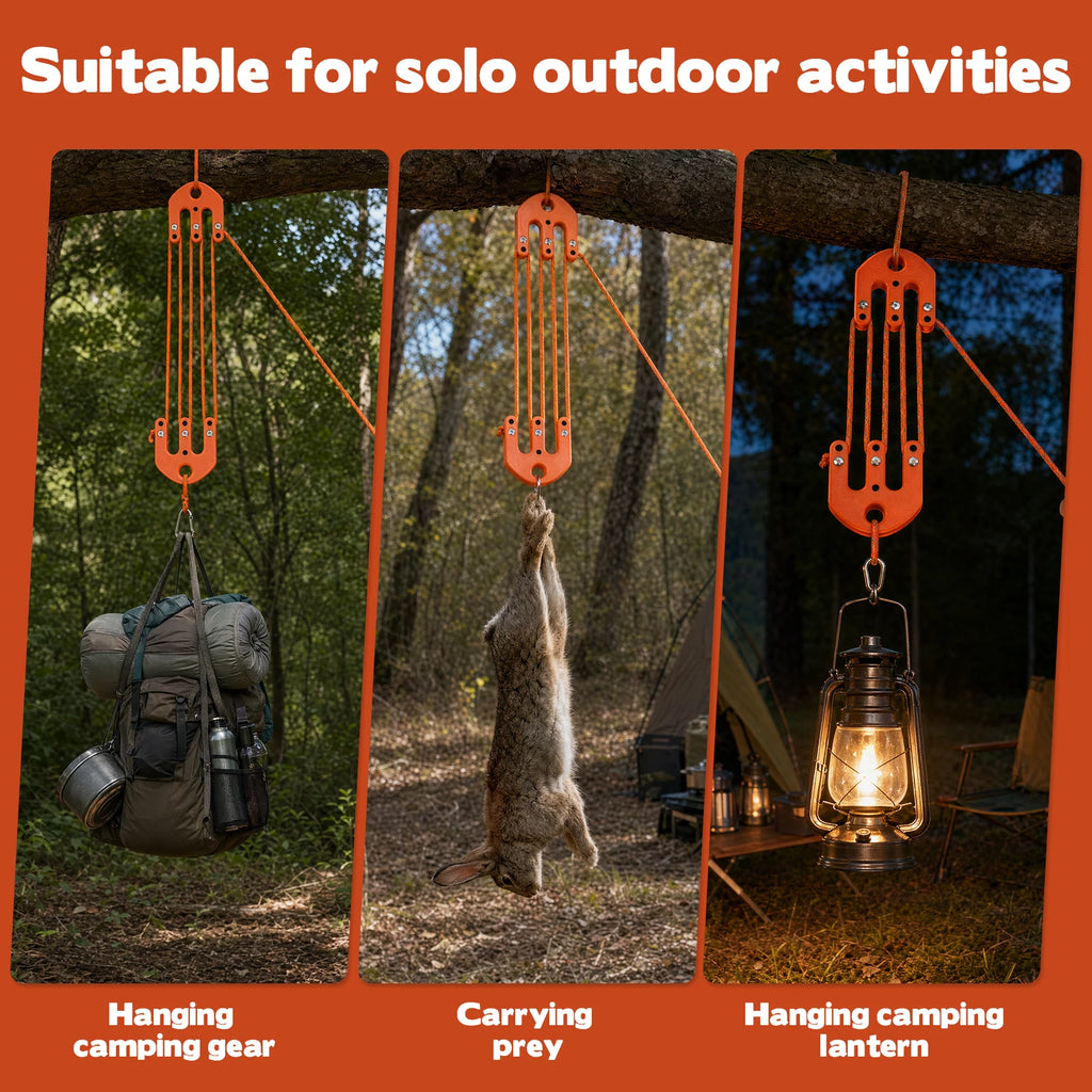 Hoist Pulley System Hunting Equipment