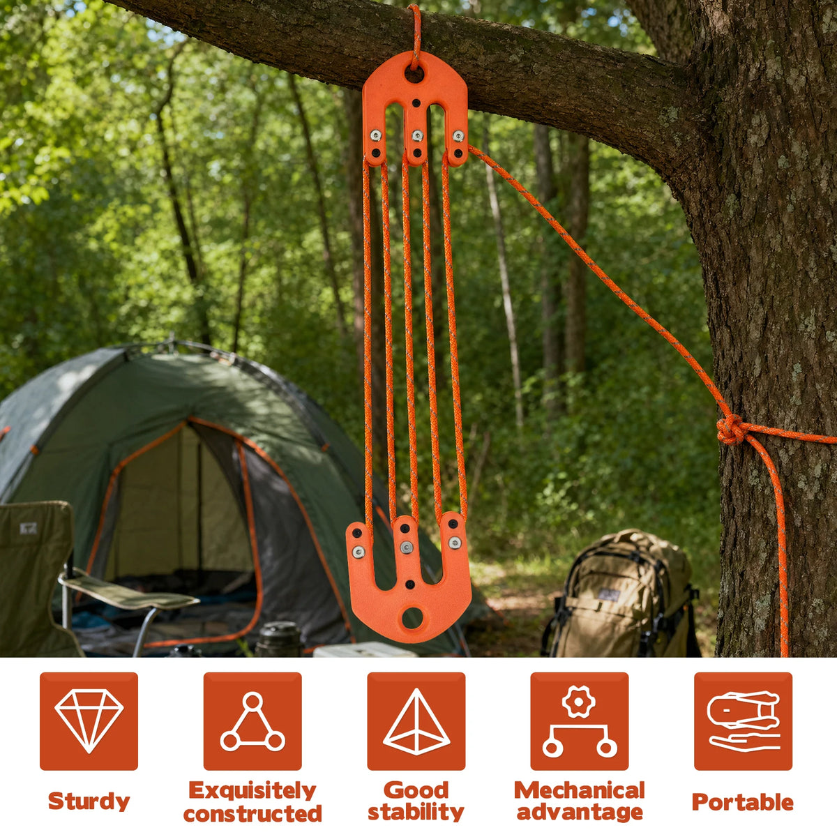 Hoist Pulley System Hunting Equipment