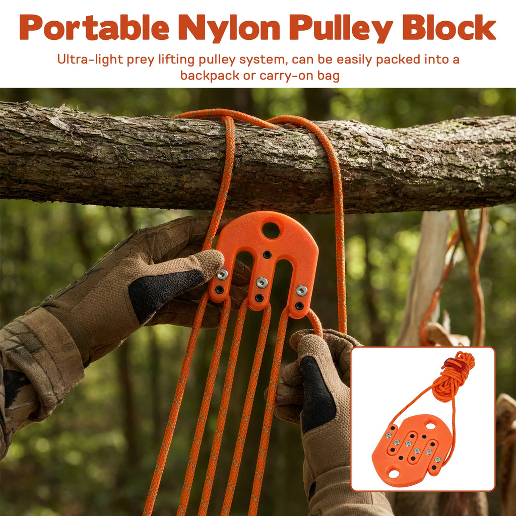 Hoist Pulley System Hunting Equipment