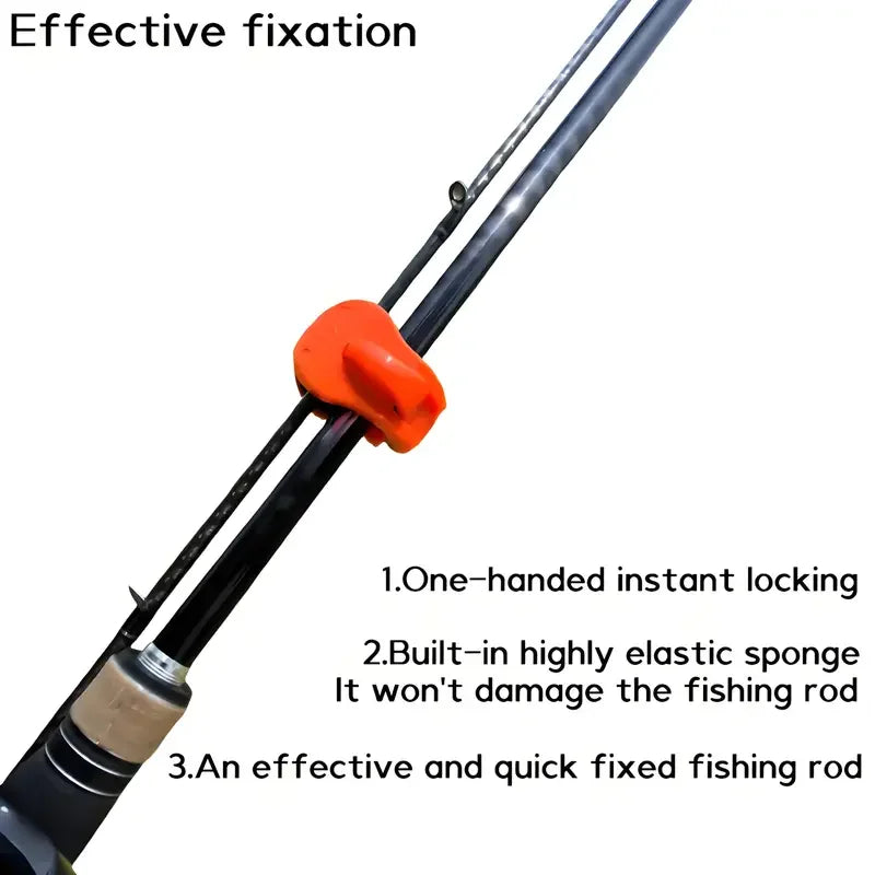 Quick-Attach Fishing Rod Clip