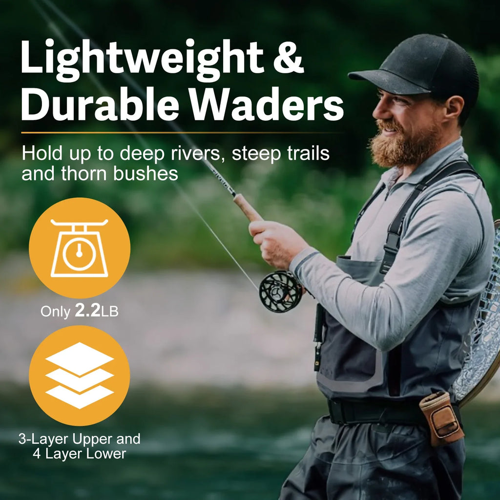 Thickened Fishing Waders 100% Waterproof