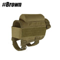 Rifle Buttstock Cheek Rest Riser with Pad cartridges Pouch